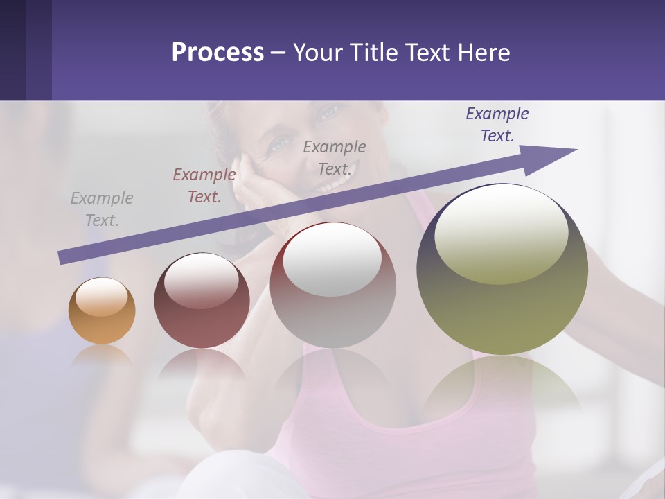 A Woman In A Pink Tank Top Smiles At The Camera PowerPoint Template