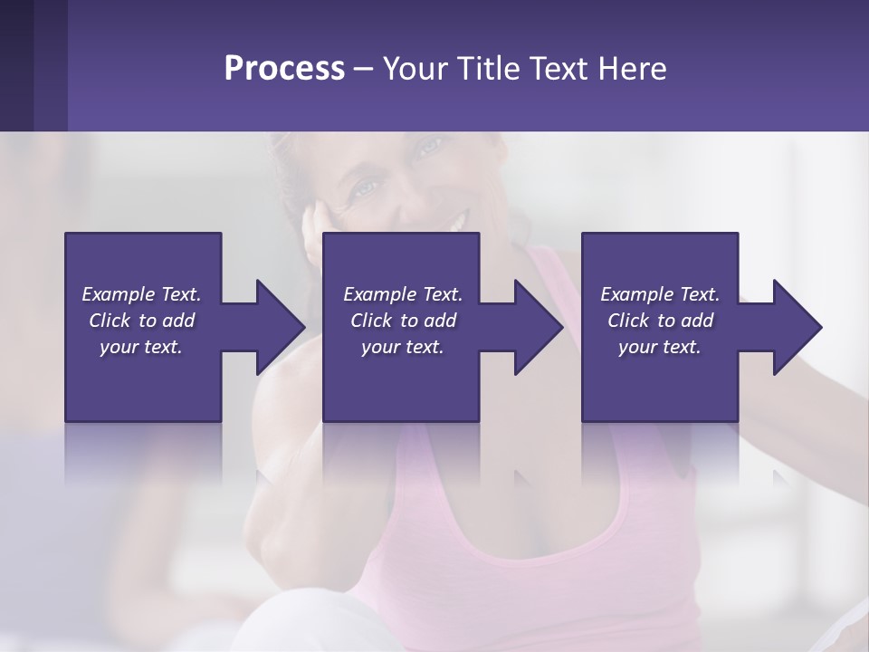 A Woman In A Pink Tank Top Smiles At The Camera PowerPoint Template