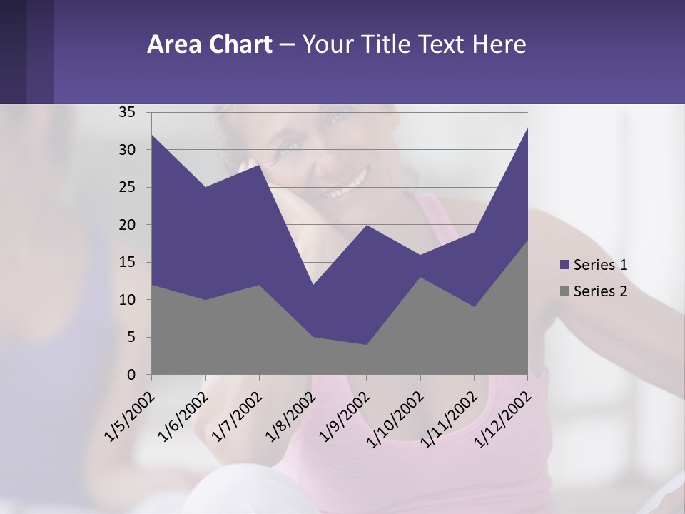 A Woman In A Pink Tank Top Smiles At The Camera PowerPoint Template