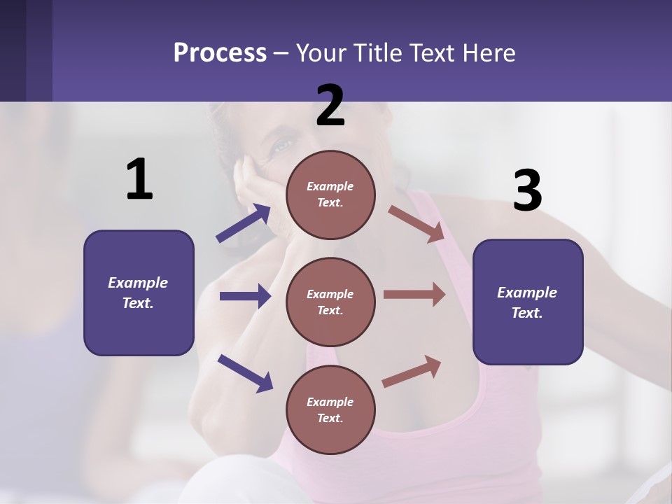 A Woman In A Pink Tank Top Smiles At The Camera PowerPoint Template