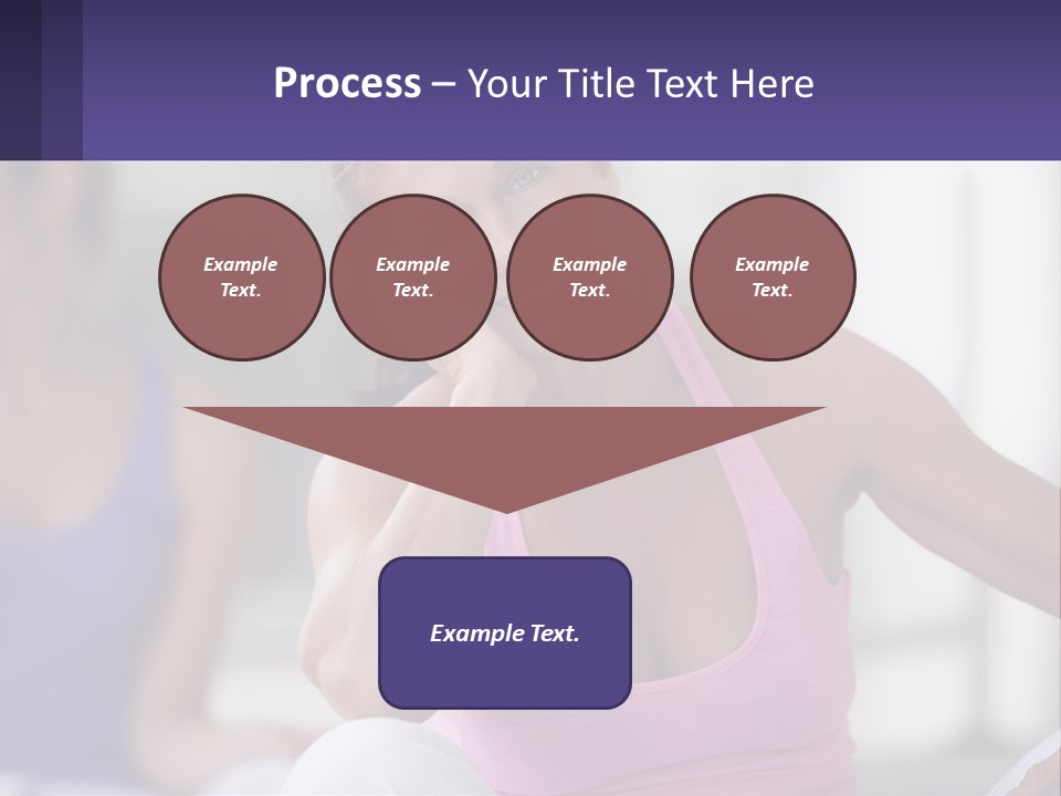 A Woman In A Pink Tank Top Smiles At The Camera PowerPoint Template