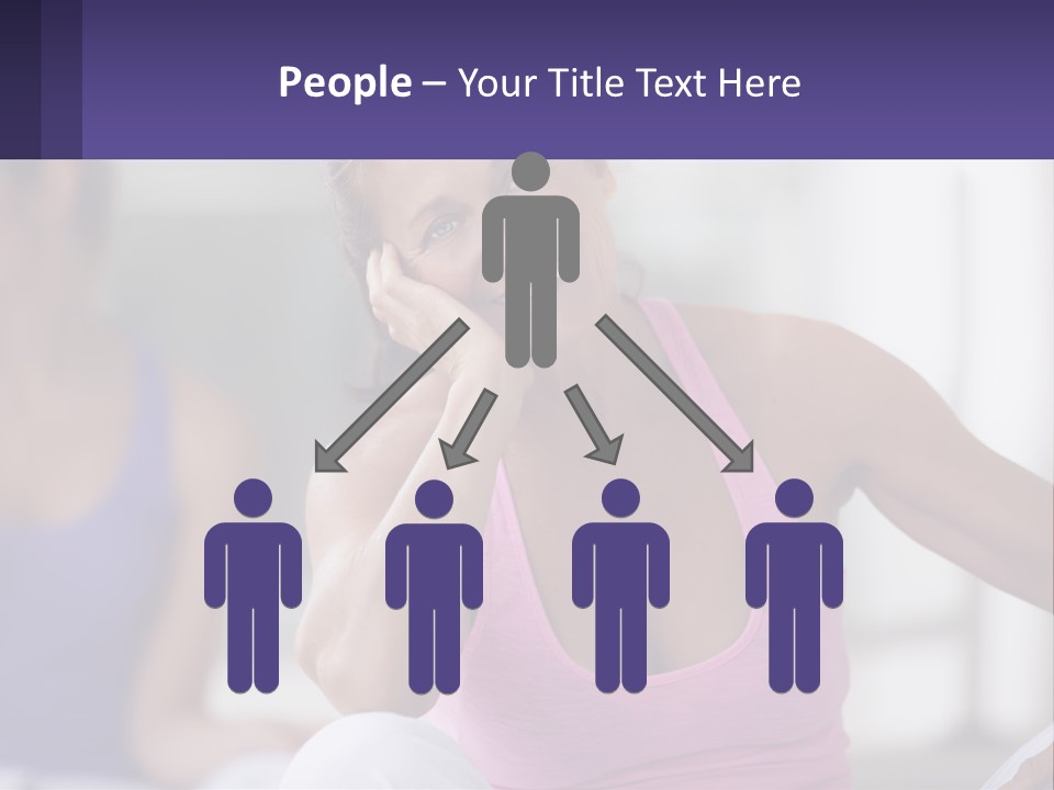 A Woman In A Pink Tank Top Smiles At The Camera PowerPoint Template