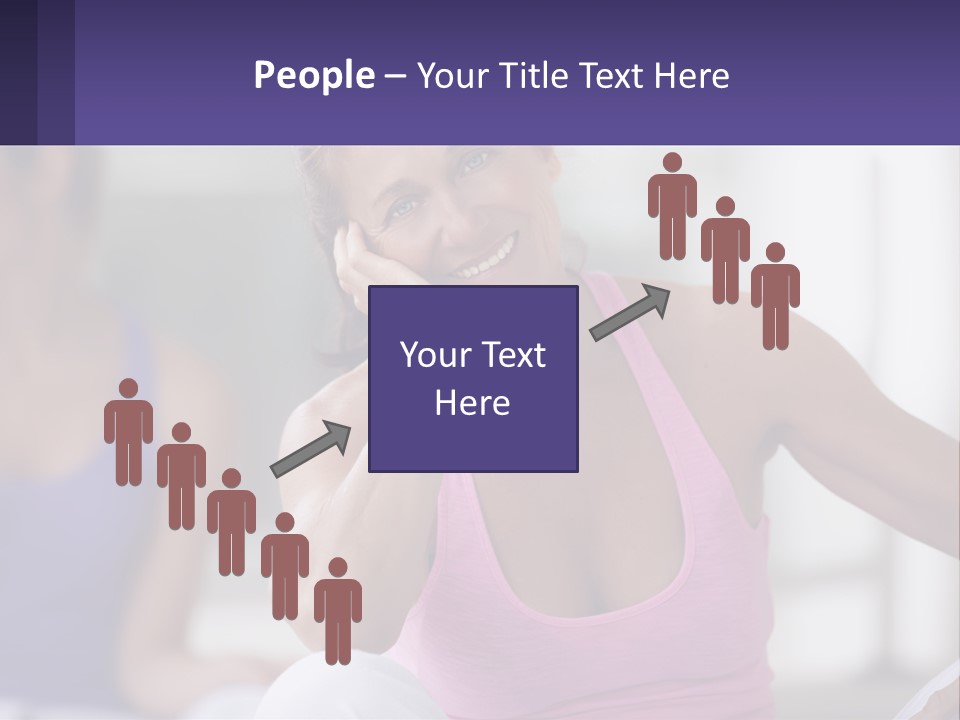 A Woman In A Pink Tank Top Smiles At The Camera PowerPoint Template