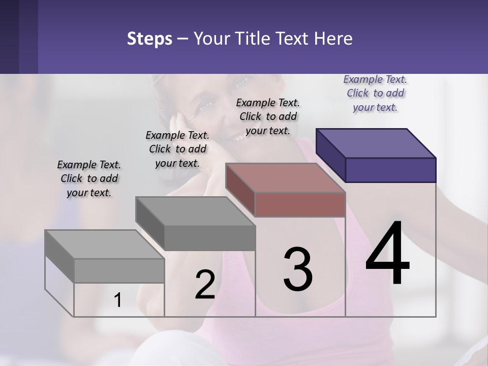 A Woman In A Pink Tank Top Smiles At The Camera PowerPoint Template