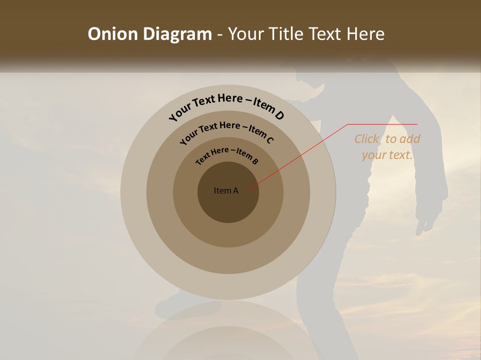 A Silhouette Of A Man Doing A Trick On A Skateboard PowerPoint Template