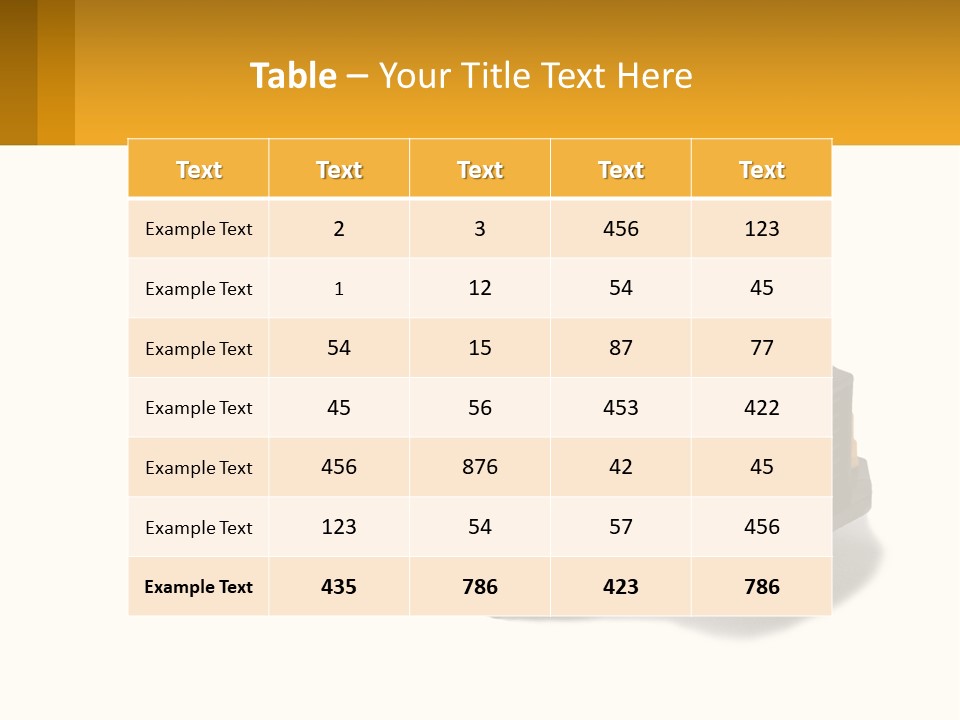A Yellow Toy Truck With A Yellow Sign In Front Of It PowerPoint Template