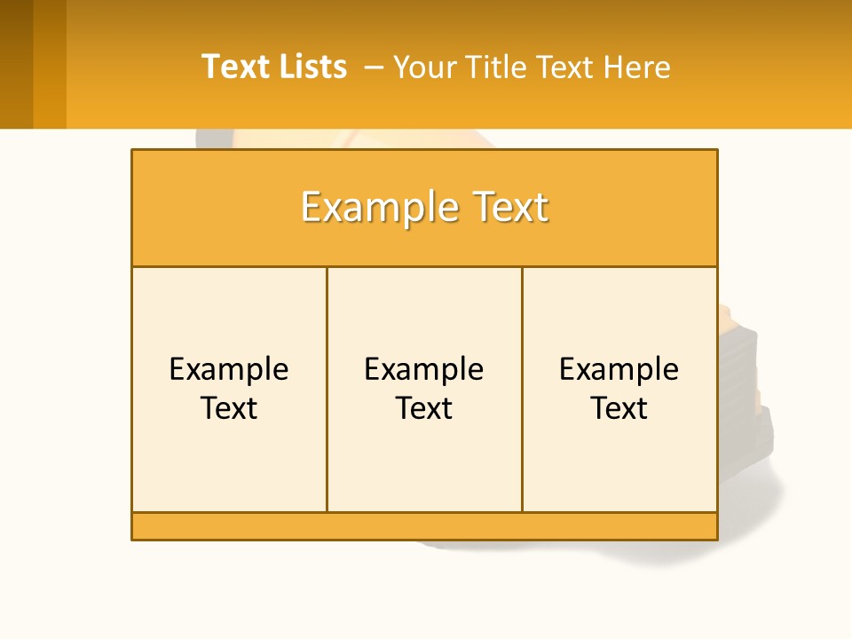 A Yellow Toy Truck With A Yellow Sign In Front Of It PowerPoint Template
