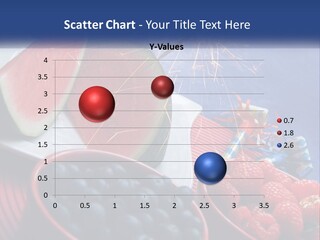 A Plate Of Watermelon And Berries With A Sparkler PowerPoint Template