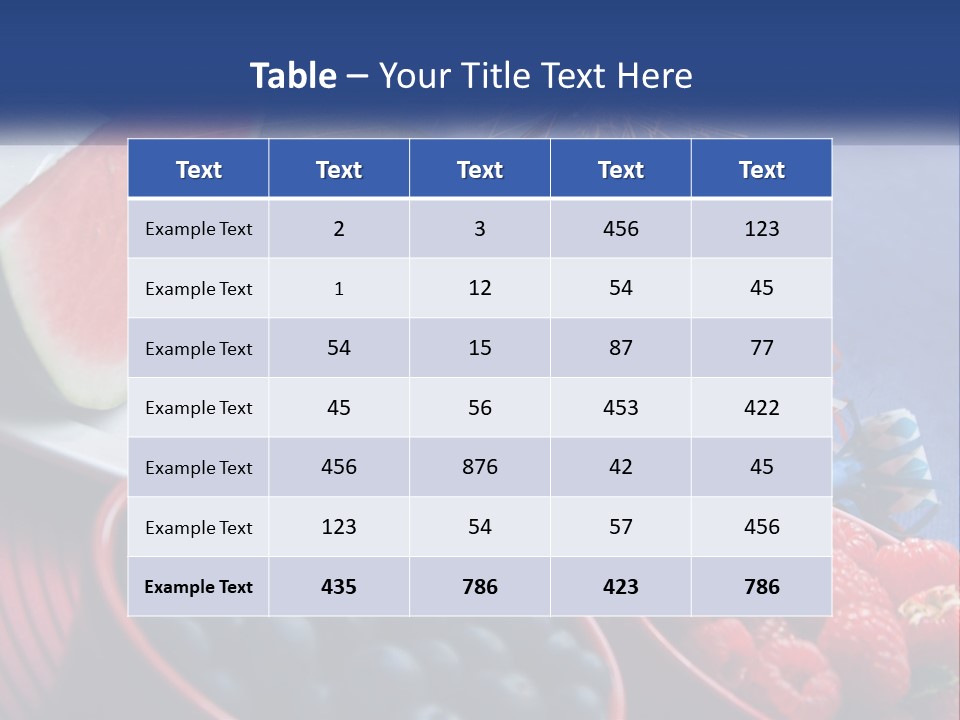 A Plate Of Watermelon And Berries With A Sparkler PowerPoint Template