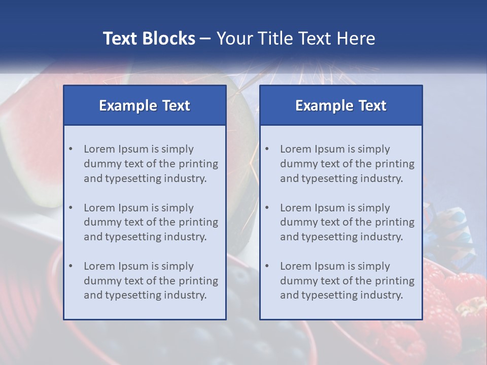 A Plate Of Watermelon And Berries With A Sparkler PowerPoint Template