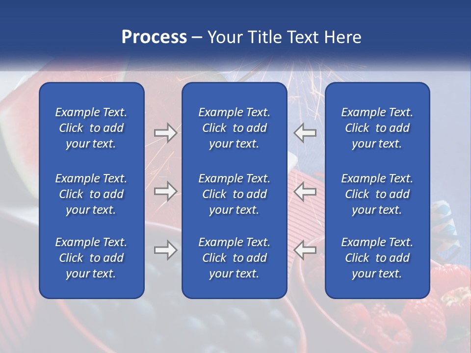 A Plate Of Watermelon And Berries With A Sparkler PowerPoint Template