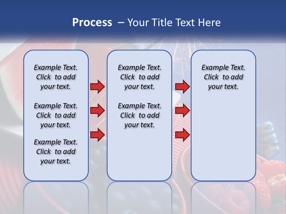 A Plate Of Watermelon And Berries With A Sparkler PowerPoint Template