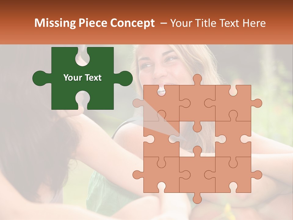 Two Women Sitting Next To Each Other Talking PowerPoint Template