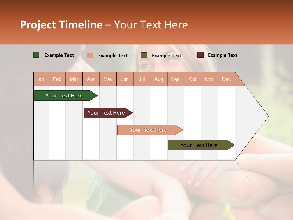 Two Women Sitting Next To Each Other Talking PowerPoint Template