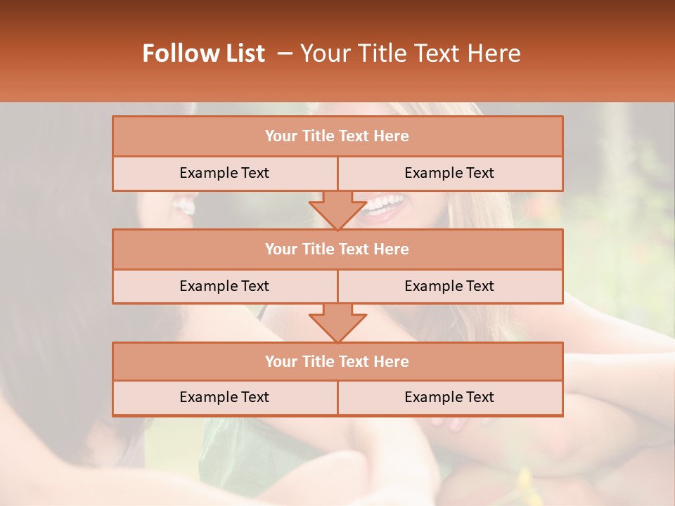 Two Women Sitting Next To Each Other Talking PowerPoint Template