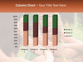 Two Women Sitting Next To Each Other Talking PowerPoint Template