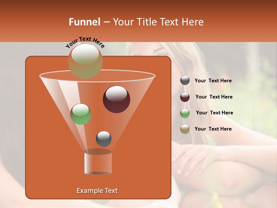 Two Women Sitting Next To Each Other Talking PowerPoint Template