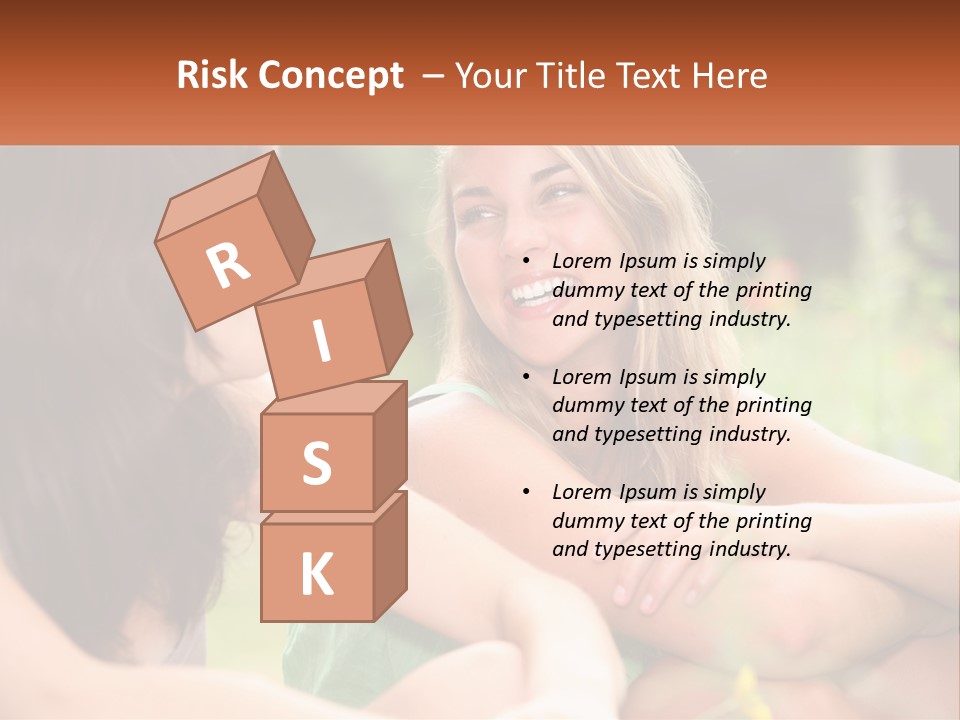 Two Women Sitting Next To Each Other Talking PowerPoint Template