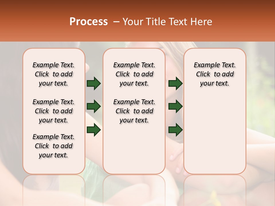 Two Women Sitting Next To Each Other Talking PowerPoint Template