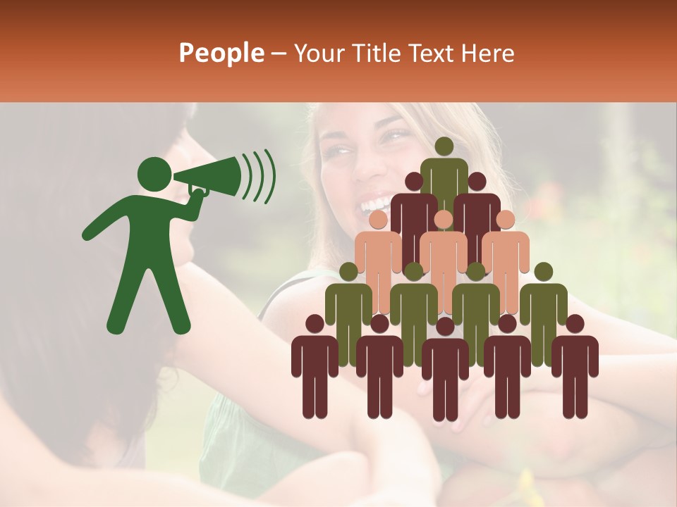 Two Women Sitting Next To Each Other Talking PowerPoint Template