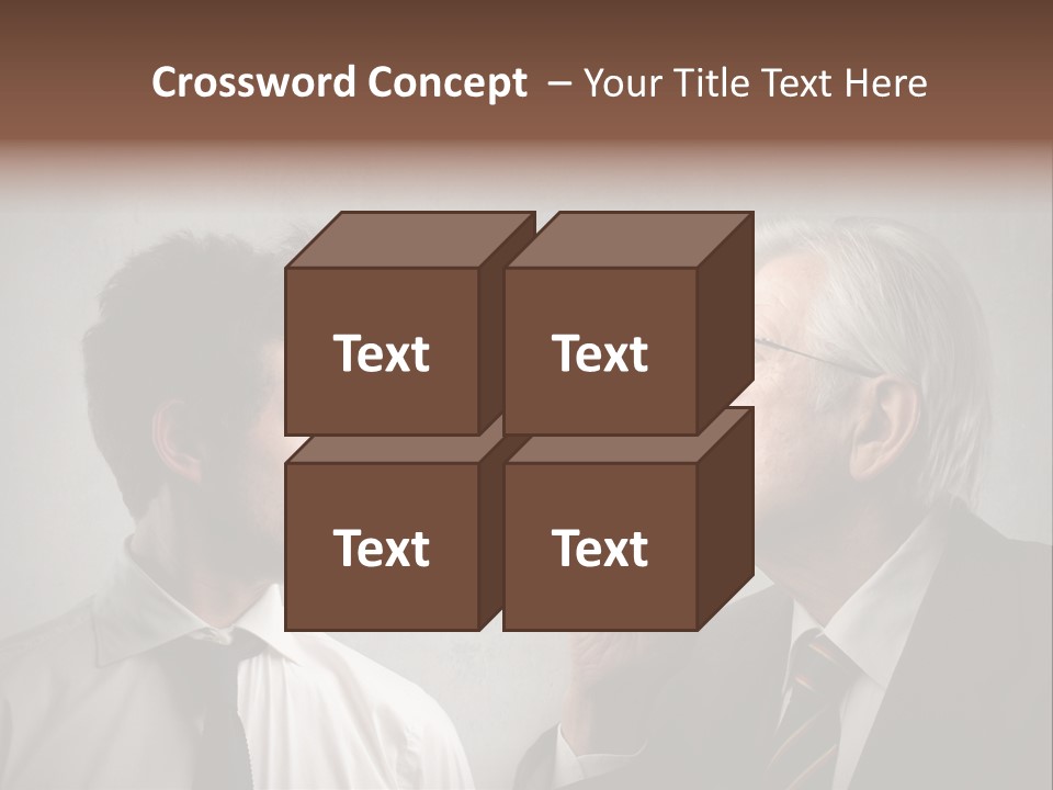 A Man Smoking A Cigarette Next To Another Man PowerPoint Template
