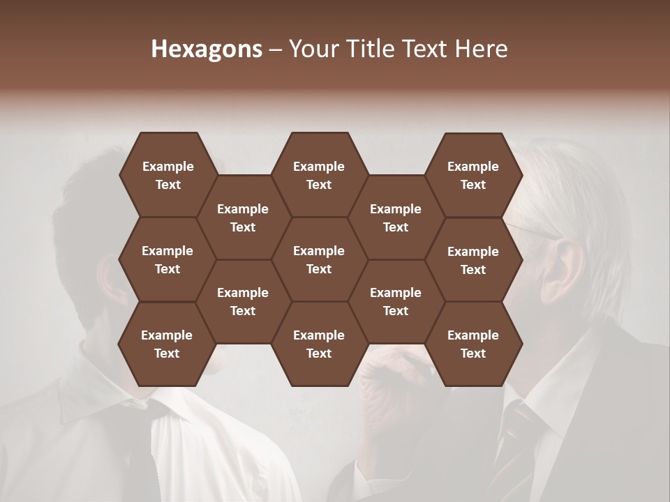 A Man Smoking A Cigarette Next To Another Man PowerPoint Template