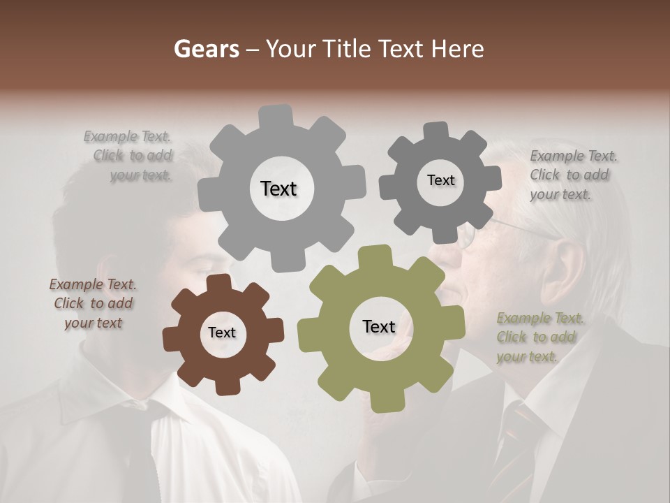 A Man Smoking A Cigarette Next To Another Man PowerPoint Template