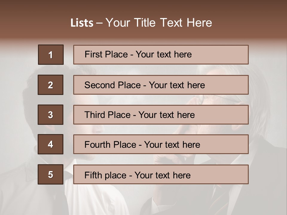 A Man Smoking A Cigarette Next To Another Man PowerPoint Template