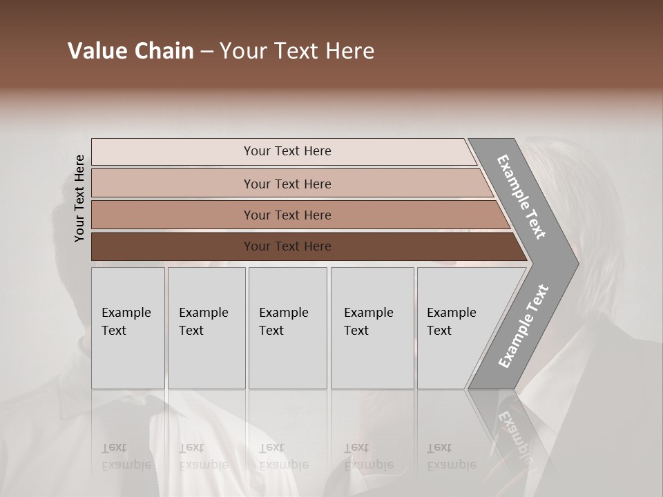 A Man Smoking A Cigarette Next To Another Man PowerPoint Template