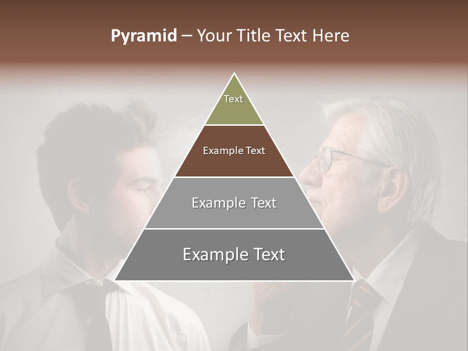 A Man Smoking A Cigarette Next To Another Man PowerPoint Template