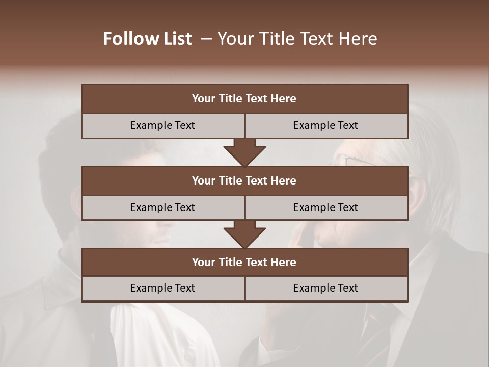 A Man Smoking A Cigarette Next To Another Man PowerPoint Template