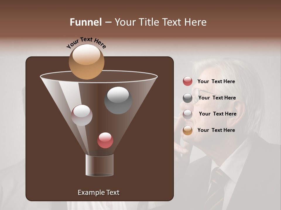 A Man Smoking A Cigarette Next To Another Man PowerPoint Template