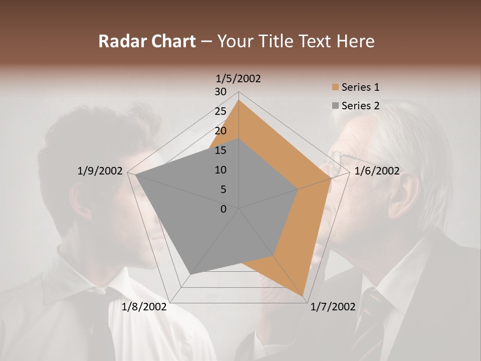 A Man Smoking A Cigarette Next To Another Man PowerPoint Template