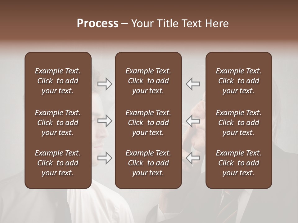 A Man Smoking A Cigarette Next To Another Man PowerPoint Template