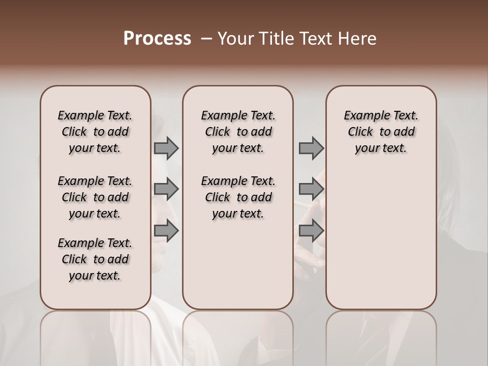 A Man Smoking A Cigarette Next To Another Man PowerPoint Template