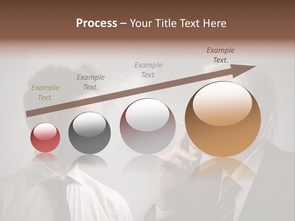 A Man Smoking A Cigarette Next To Another Man PowerPoint Template