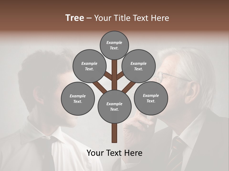 A Man Smoking A Cigarette Next To Another Man PowerPoint Template