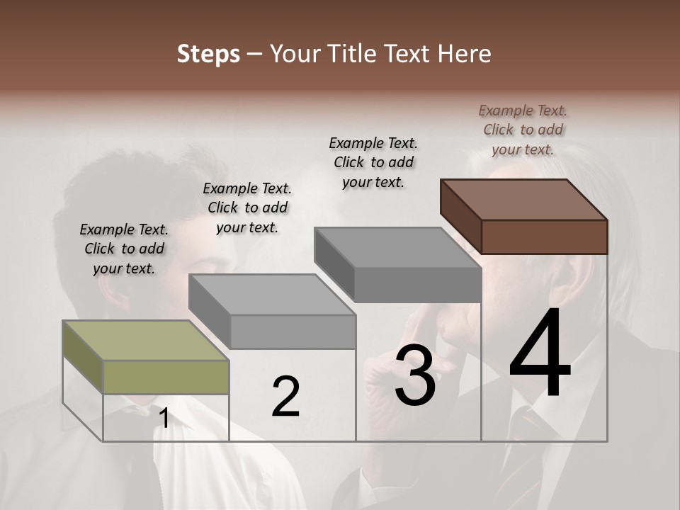A Man Smoking A Cigarette Next To Another Man PowerPoint Template