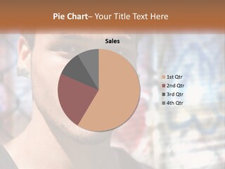A Man In A Red Hat Is Looking At The Camera PowerPoint Template