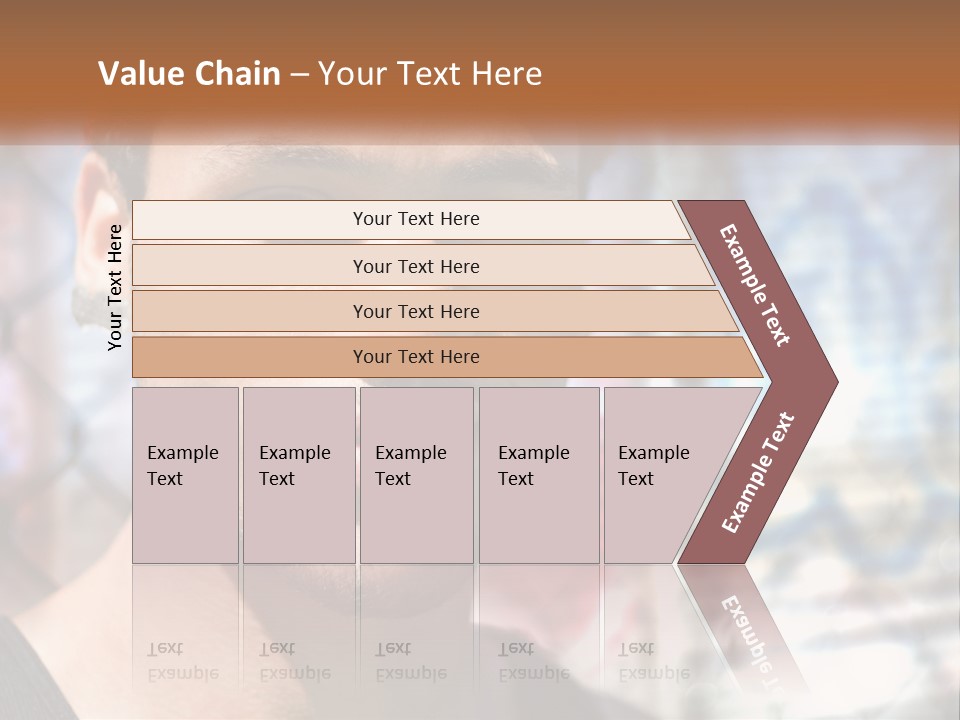 A Man In A Red Hat Is Looking At The Camera PowerPoint Template