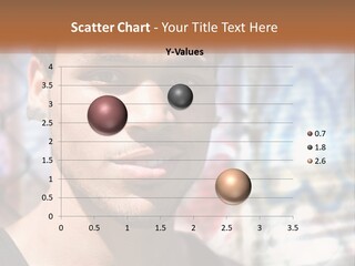 A Man In A Red Hat Is Looking At The Camera PowerPoint Template