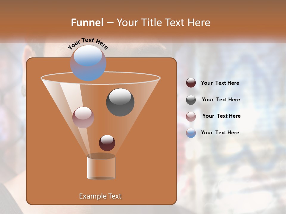 A Man In A Red Hat Is Looking At The Camera PowerPoint Template