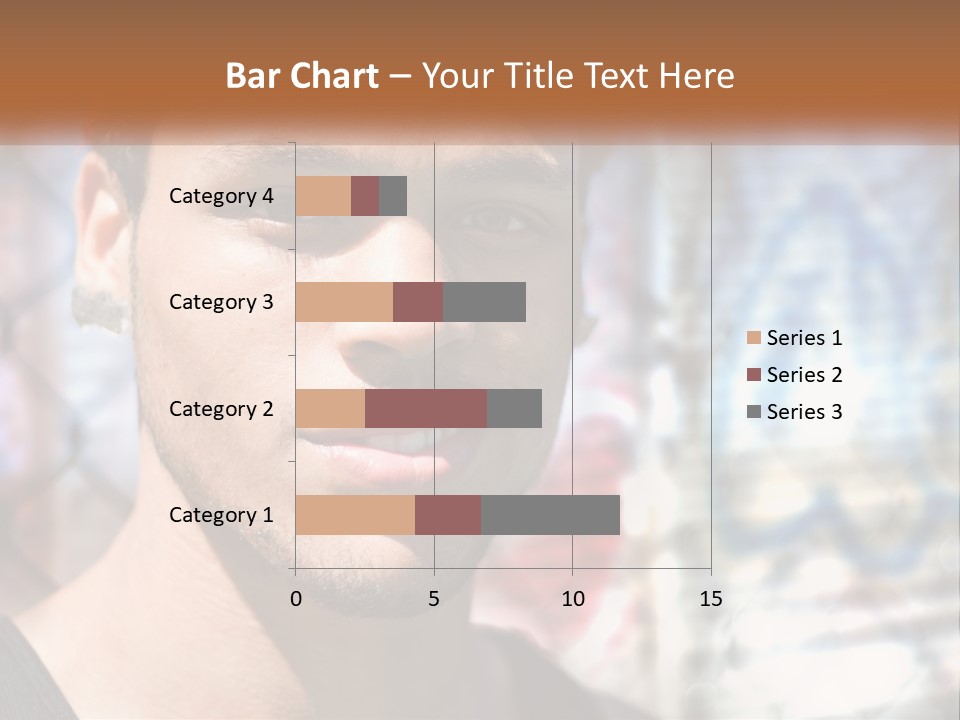 A Man In A Red Hat Is Looking At The Camera PowerPoint Template