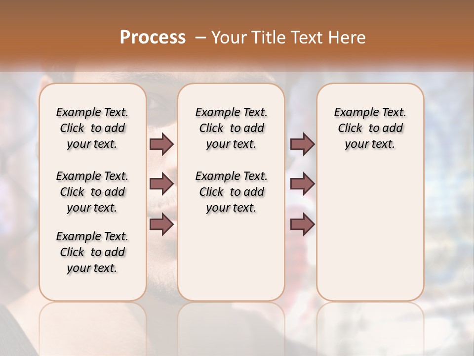 A Man In A Red Hat Is Looking At The Camera PowerPoint Template