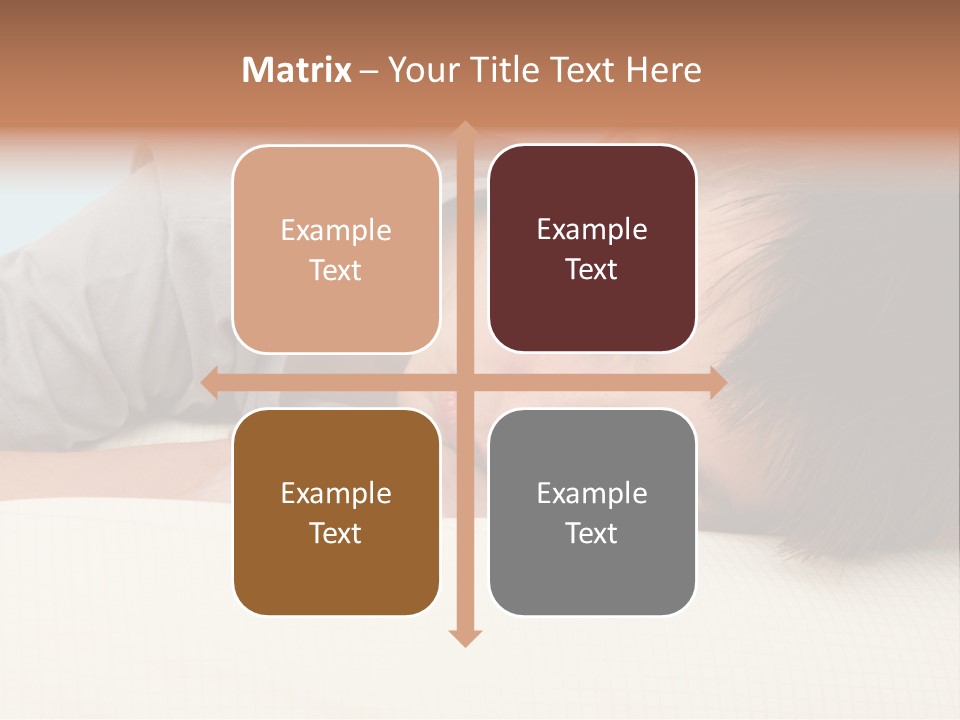 A Young Boy Sleeping On Top Of A Bed PowerPoint Template