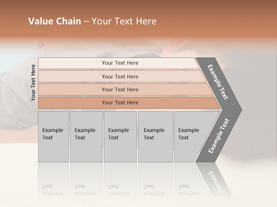 A Young Boy Sleeping On Top Of A Bed PowerPoint Template