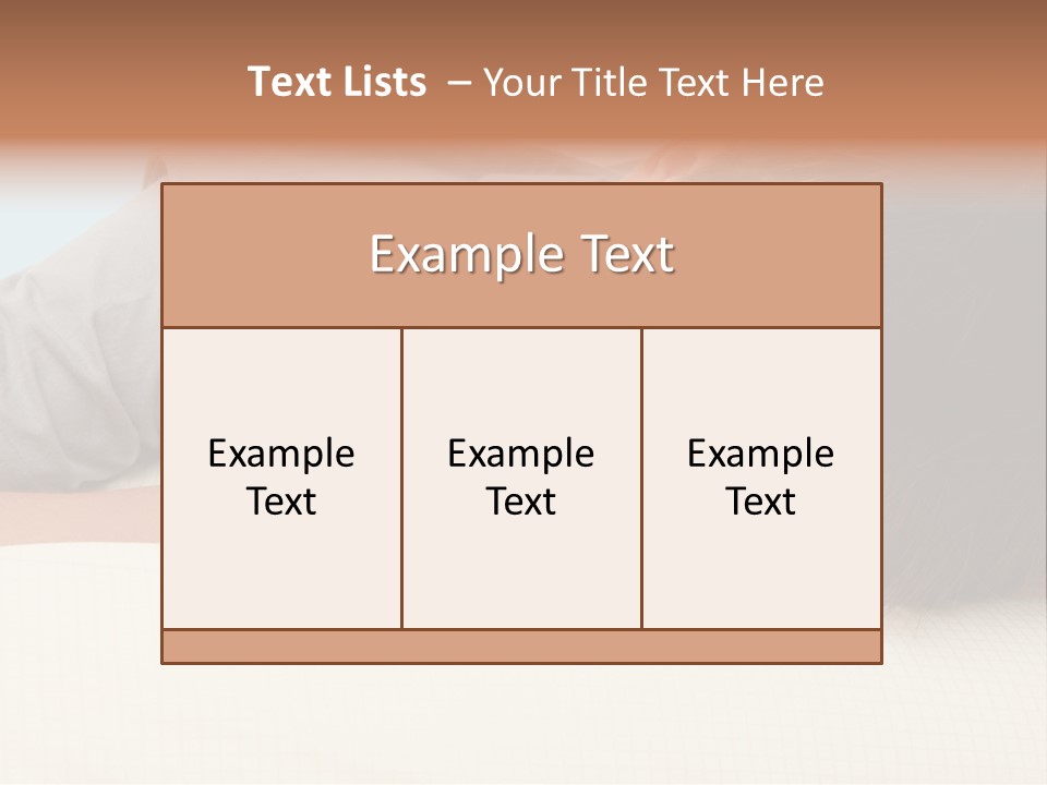 A Young Boy Sleeping On Top Of A Bed PowerPoint Template