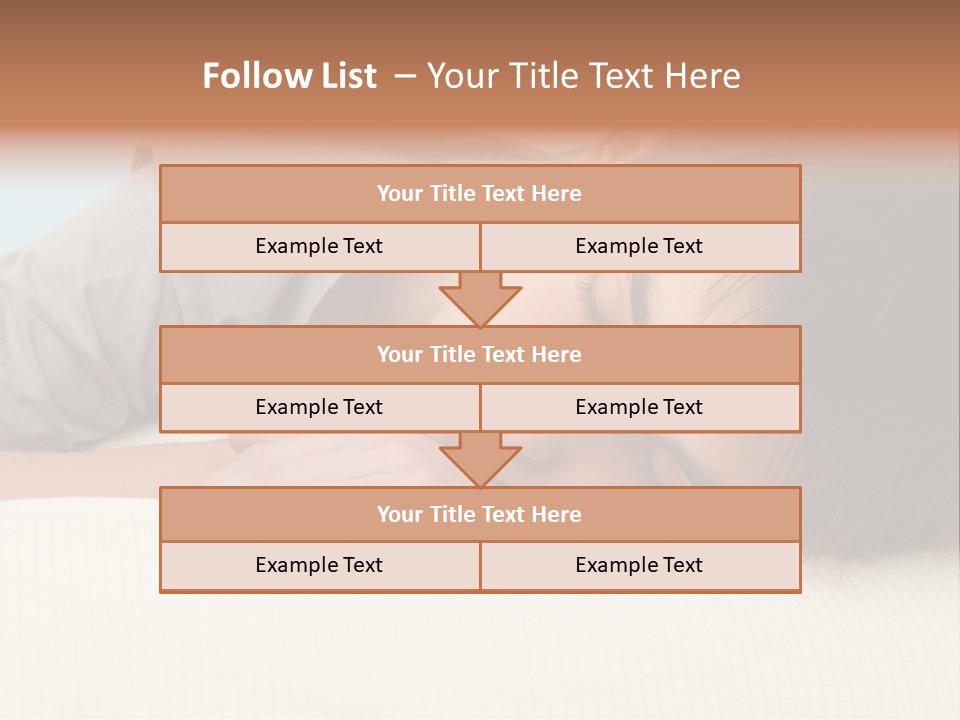 A Young Boy Sleeping On Top Of A Bed PowerPoint Template
