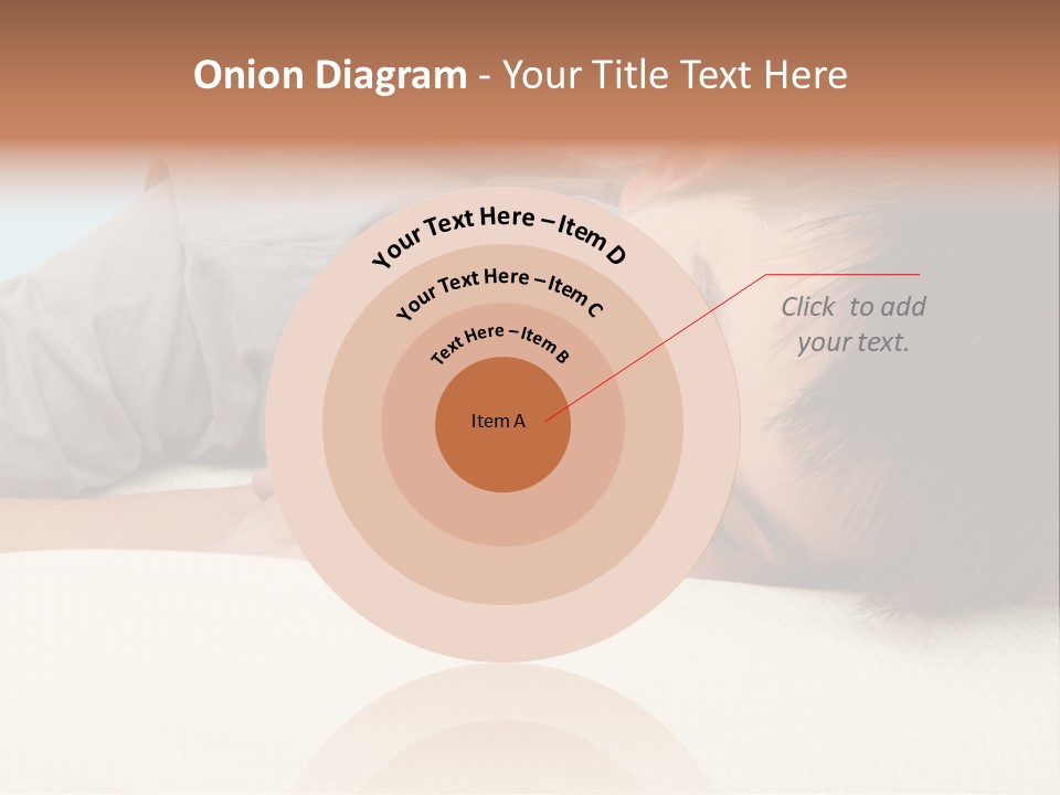 A Young Boy Sleeping On Top Of A Bed PowerPoint Template