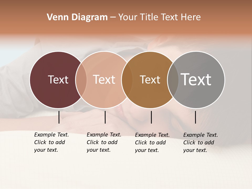 A Young Boy Sleeping On Top Of A Bed PowerPoint Template